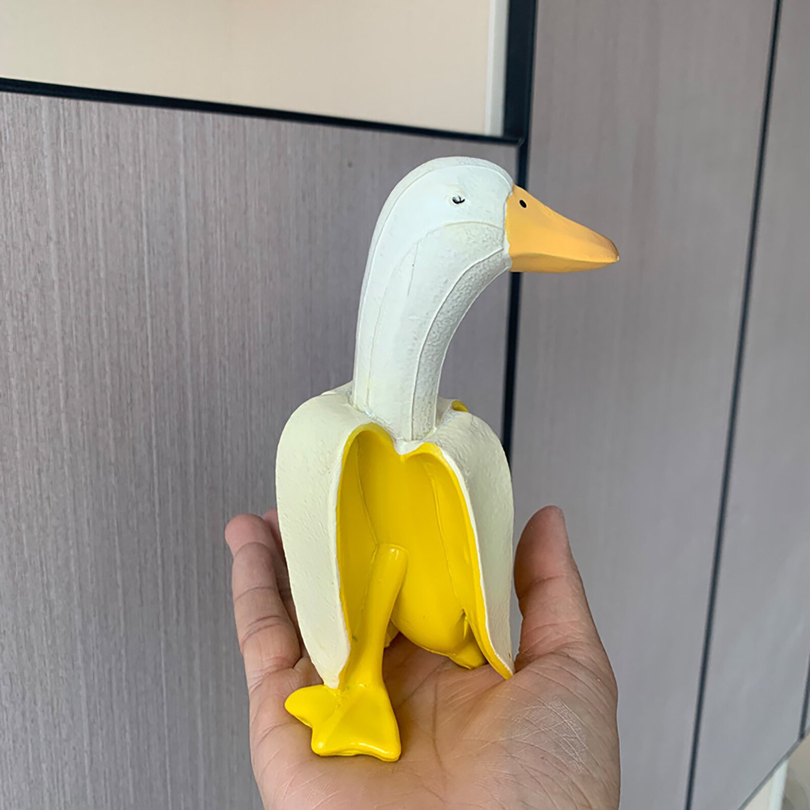 Banana Duck Statue Martians Creative Banana Duck Garden Art Etsy
