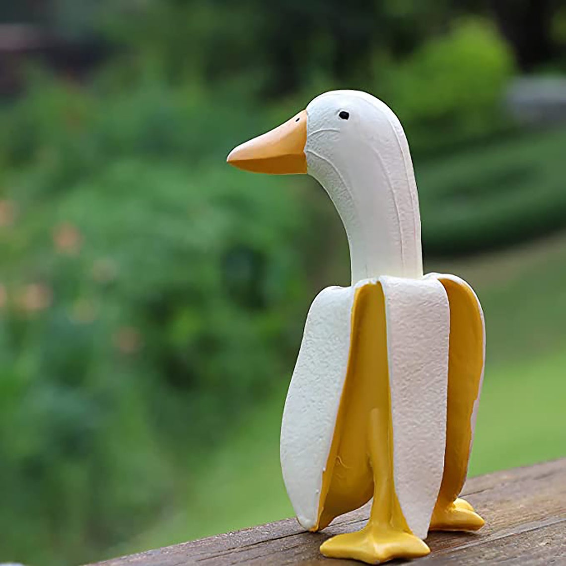 Banana Duck Statue Martians Creative Banana Duck Garden Art Etsy
