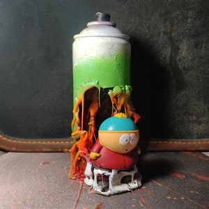 Eric Cartman Action Figure, South park Original Art Spray Can