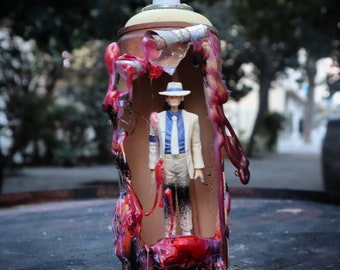 Arte con latas de aerosol - Michael Jackson