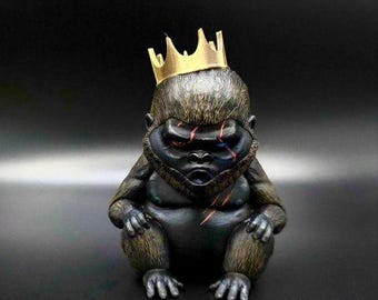 King Kong Bust STL File, Titan Gorilla Statue 3D Print Model (Digital Download)