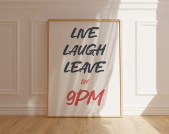 Funny Slogan Print, Introvert Home Decor (Digital Download)