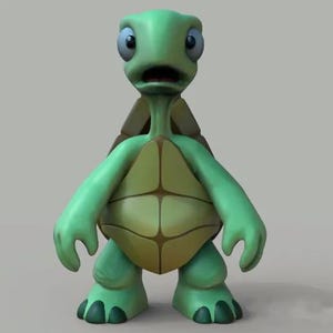 Sheldon the Tortoise STL, 3D Printable Turtle Character Model, Fun Assemble Figurine, Unique Gift for Turtle Lovers and 3D Print Fans
