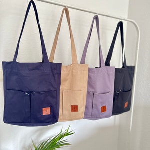 Handmade Shopper | Handtasche | Beutel | Damen | Canvastasche | Einkaufstasche Totebag | Stofftasche mit Innentasche | Geschenk | waschbar