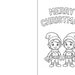 Christmas Cards to Color | Printable Christmas Card to Color | Color ...