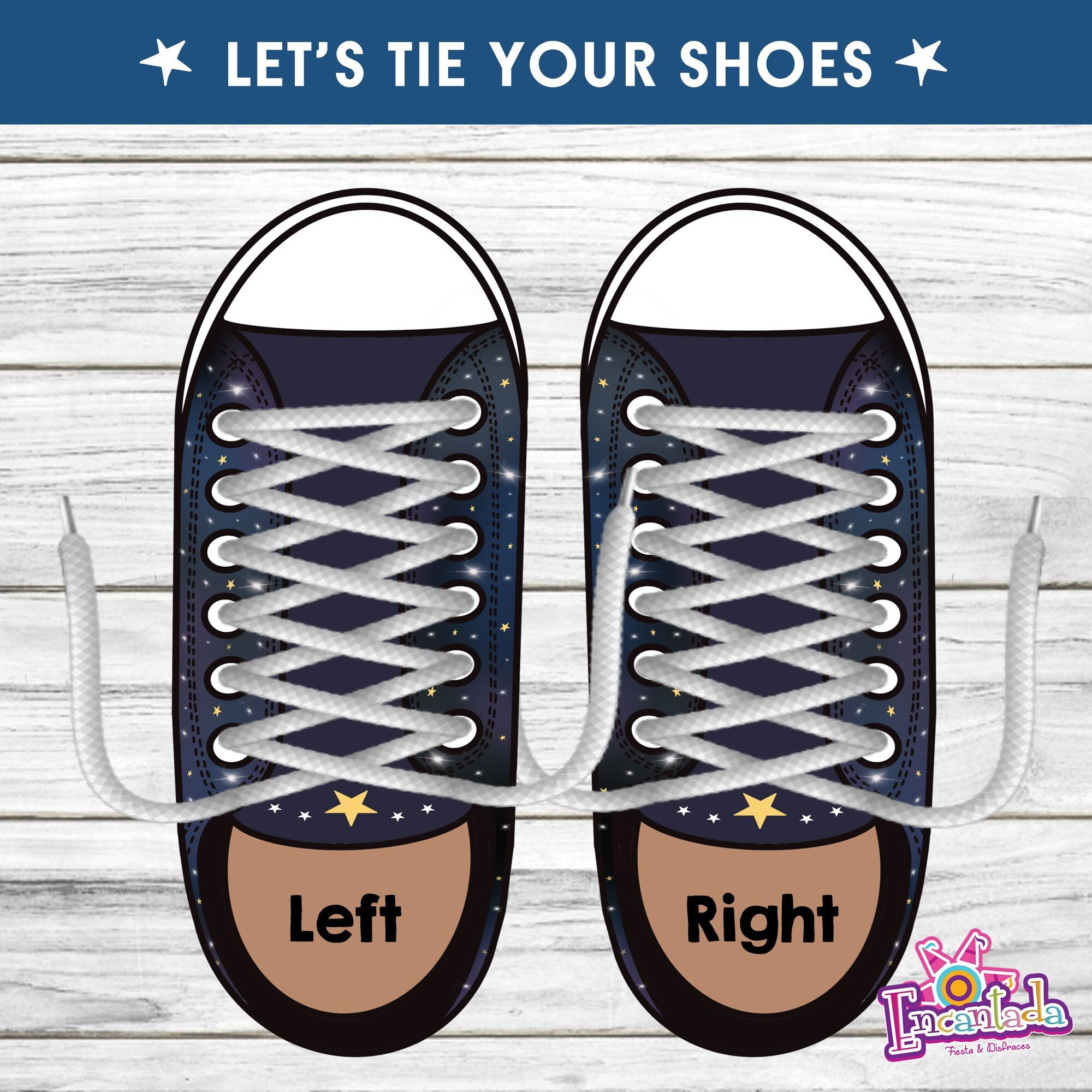 Printable Shoe Template Learn To Tie Your Shoelaces Tie Your Etsy