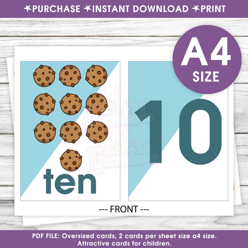 Numbers Memory Game Printable Activity Preschool Activity Etsy