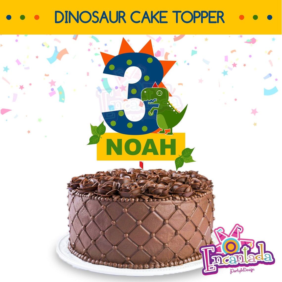 Dinosaur Cake Topper Dino Cake Topper Dinosaur Birthday Cake Etsy Canada