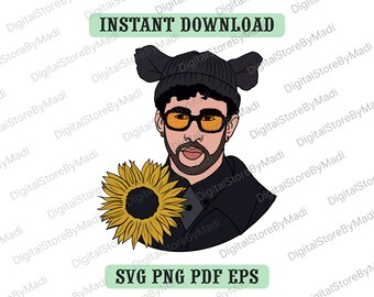 Download Bad Bunny Svg Files For Cricut Etsy