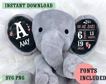 Download Baby Stats Svg Etsy