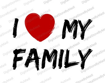 Download I Love My Family Svg You Ll Enjoy Etsy