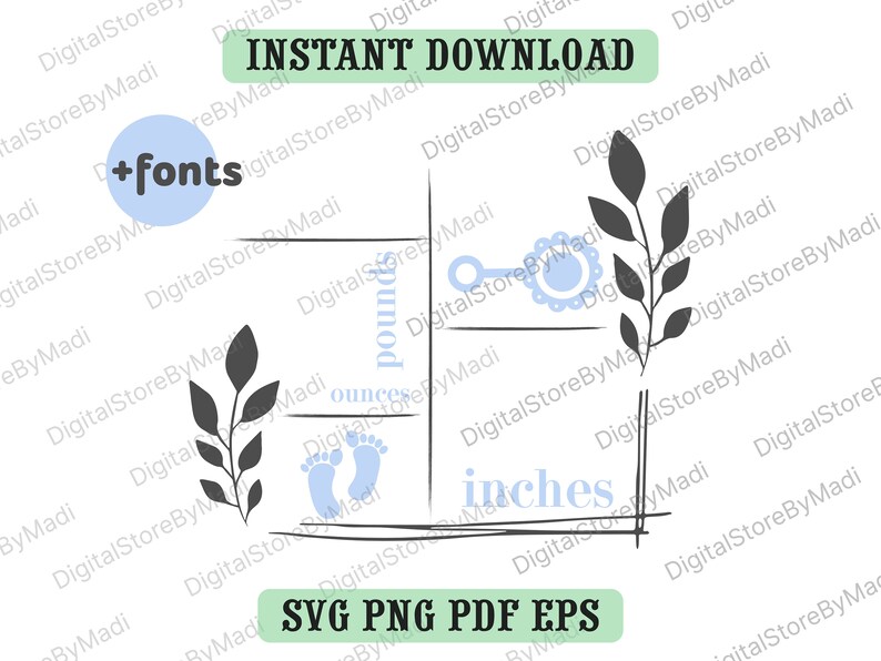 Free Free 148 Baby Birth Announcement Svg SVG PNG EPS DXF File