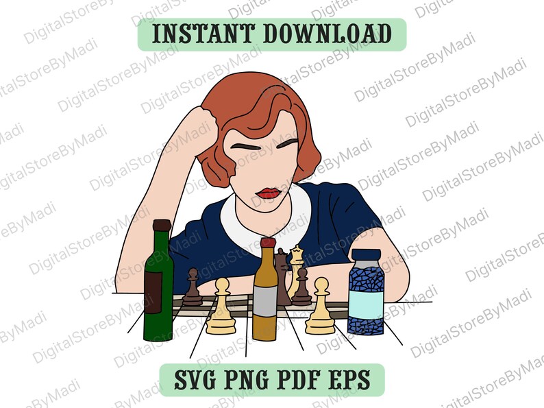 Free Free Queen&#039;s Gambit Svg 832 SVG PNG EPS DXF File