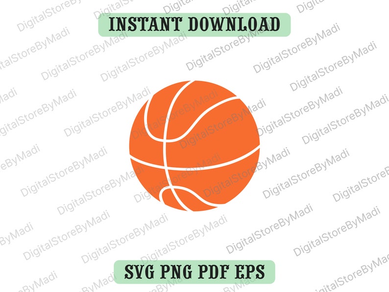 Download Basketball Silhouette Basketball Cut Files Basketball Png Svg Eps Pdf Png Digital Download Files For Cricut Basketball Svg Clip Art Art Collectibles