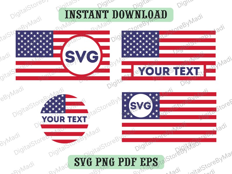 Download American Flag Monogram SVG/PNG American Flag Svg USA Flag ...