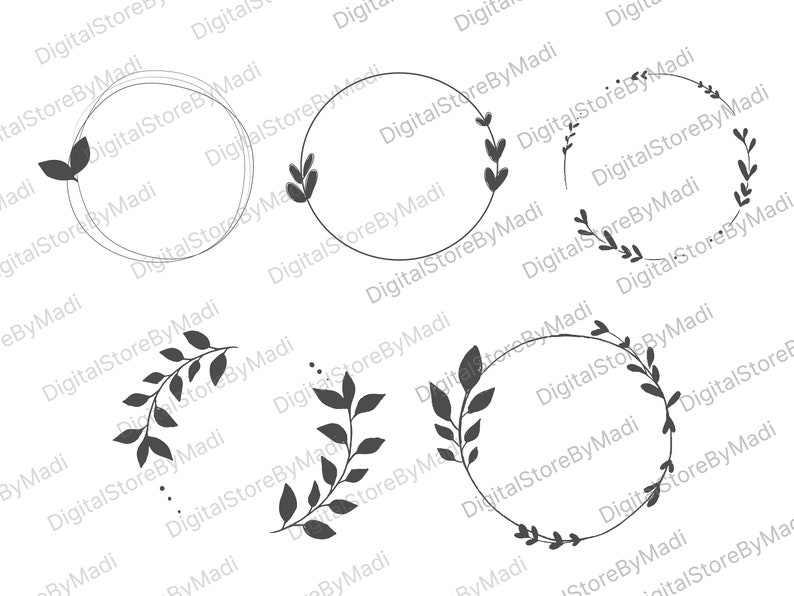 Download Laurel Wreath Svg Bundle Svg Eps Png Pdf Floral Wreath Svg Wreath Monogram Svg Laurel Wreath Svg Circle Frame Svg Digital Download Clip Art Art Collectibles Poligon Com
