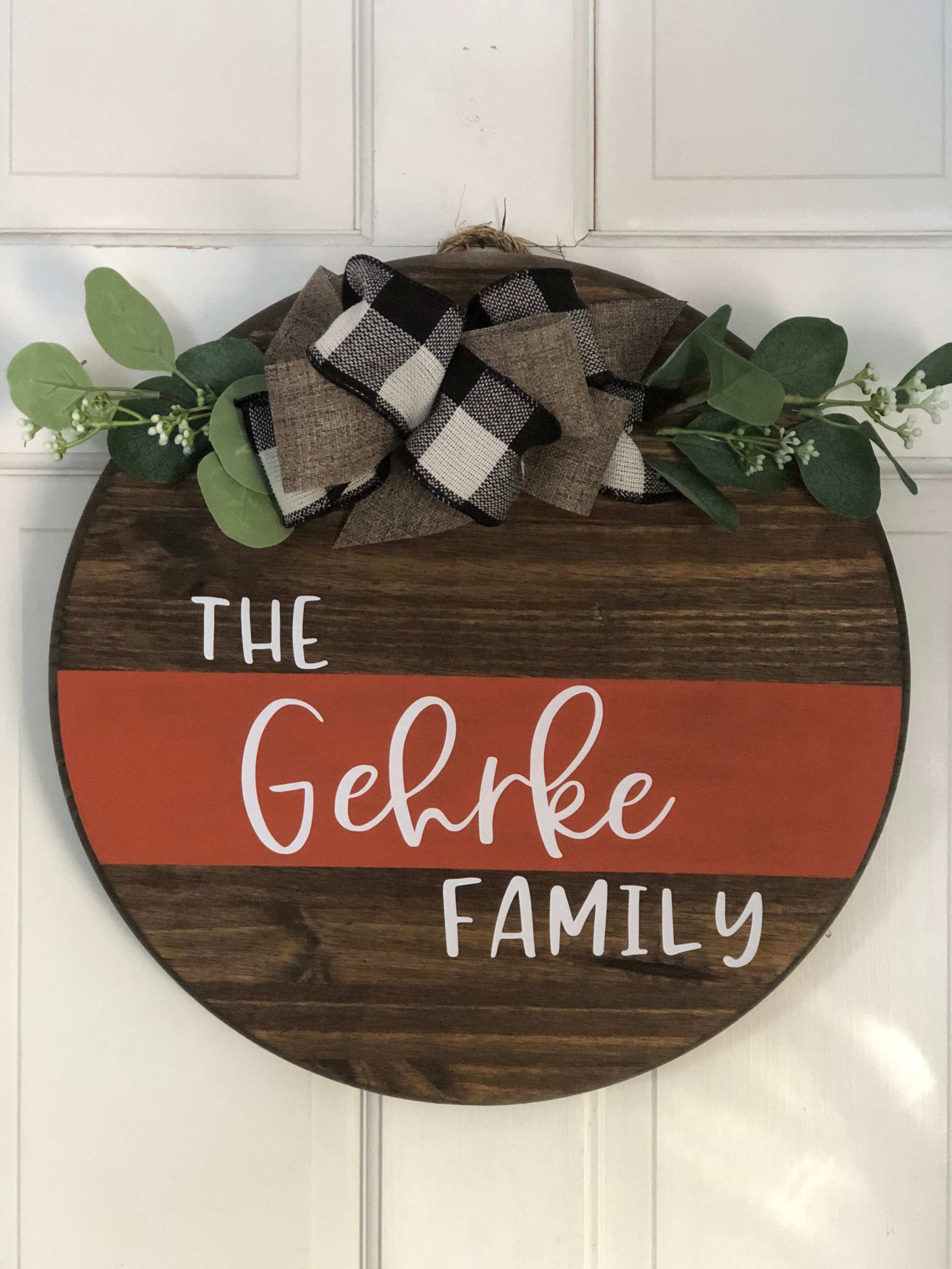 Decoración de la puerta delantera El colgador de puerta | Etsy