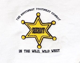 Camiseta o sudadera bordada El sheriff Woody's Roundup de Disney Toy Story
