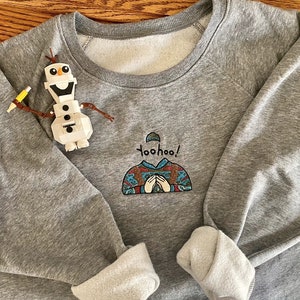 Embroidered T-shirt or Sweatshirt &quot;Yoohoo Big Summer Blowout&quot; Disney Frozen