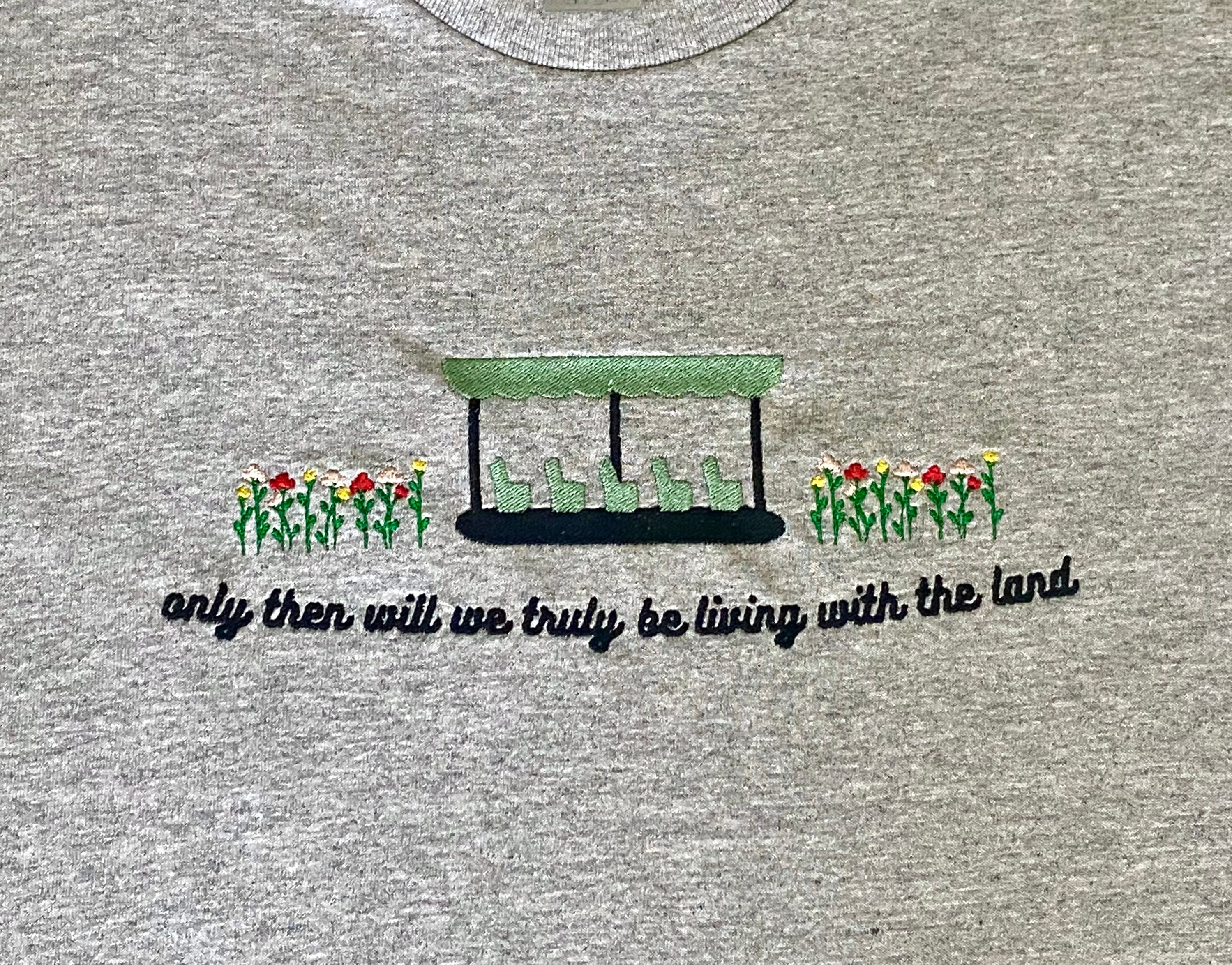 Embroidered Sweatshirt Living With The Land Epcot