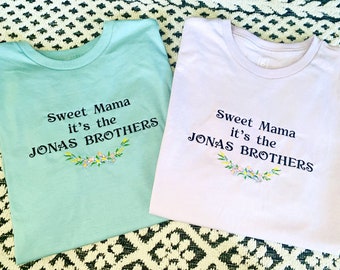 Embroidered T-Shirt or Sweatshirt Jonas Brothers Hannah Montana