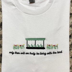 T-shirt ou sweat-shirt brodé « Vivre avec la terre » Epcot