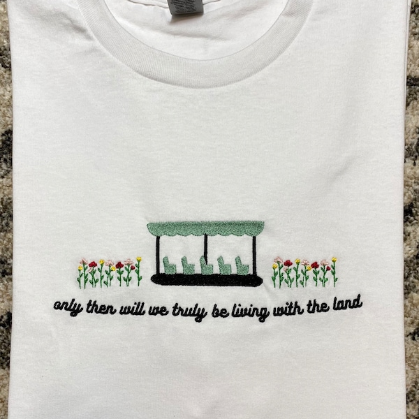 Embroidered T-shirt or Sweatshirt “Living With The Land” Epcot