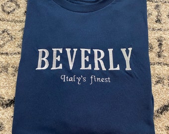 Embroidered T-Shirt or Sweatshirt Disney Club Cool Beverly Italy Soda Coca Cola Coke
