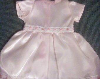 Satin dress for 18 inch doll