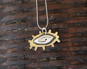 925 collar de ojos malignos de plata de ley, colgante de ojos malignos, regalo para ella, joyas de encanto de ojo maligno