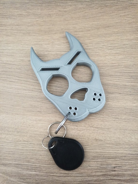 Selfdefense pitbull Dog keychain 3D printer FILE ONLY Etsy