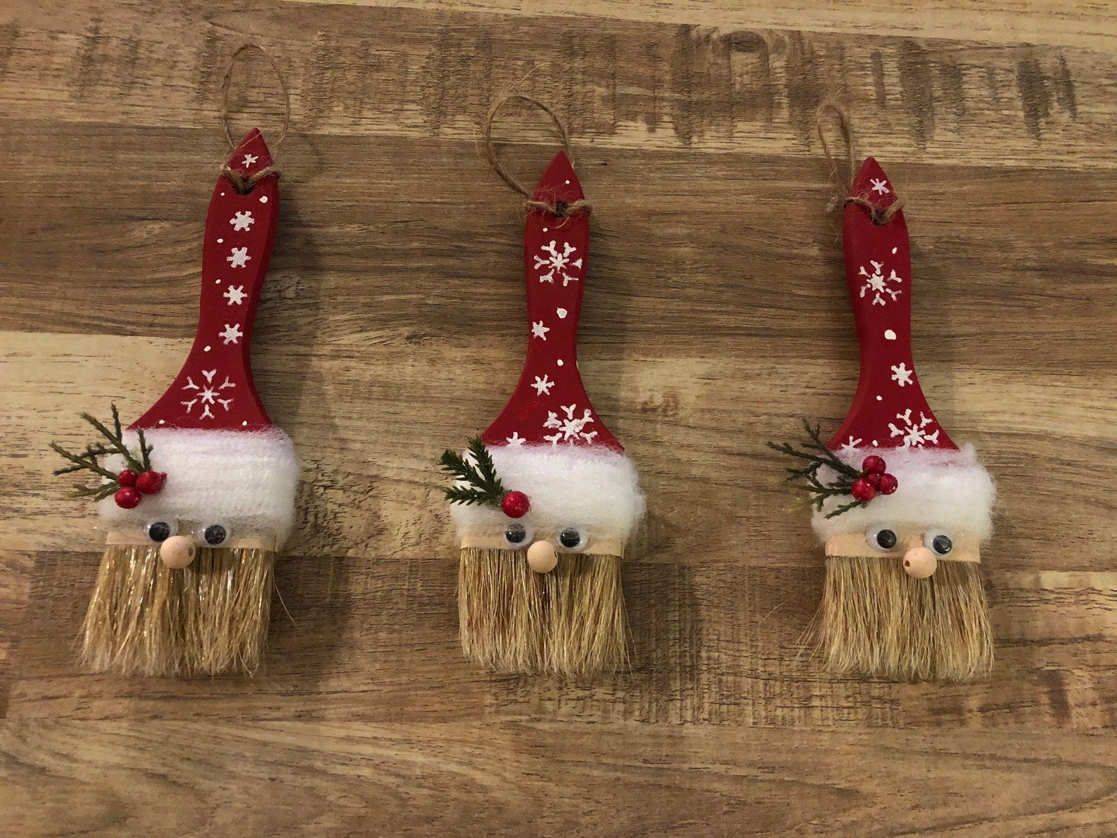 Paintbrush Santa - Etsy