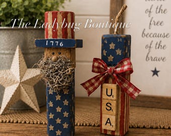 Rustic Uncle Sam / Firecracker Duo