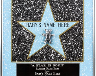 Personalized Hollywood Walk of Fame Baby Star