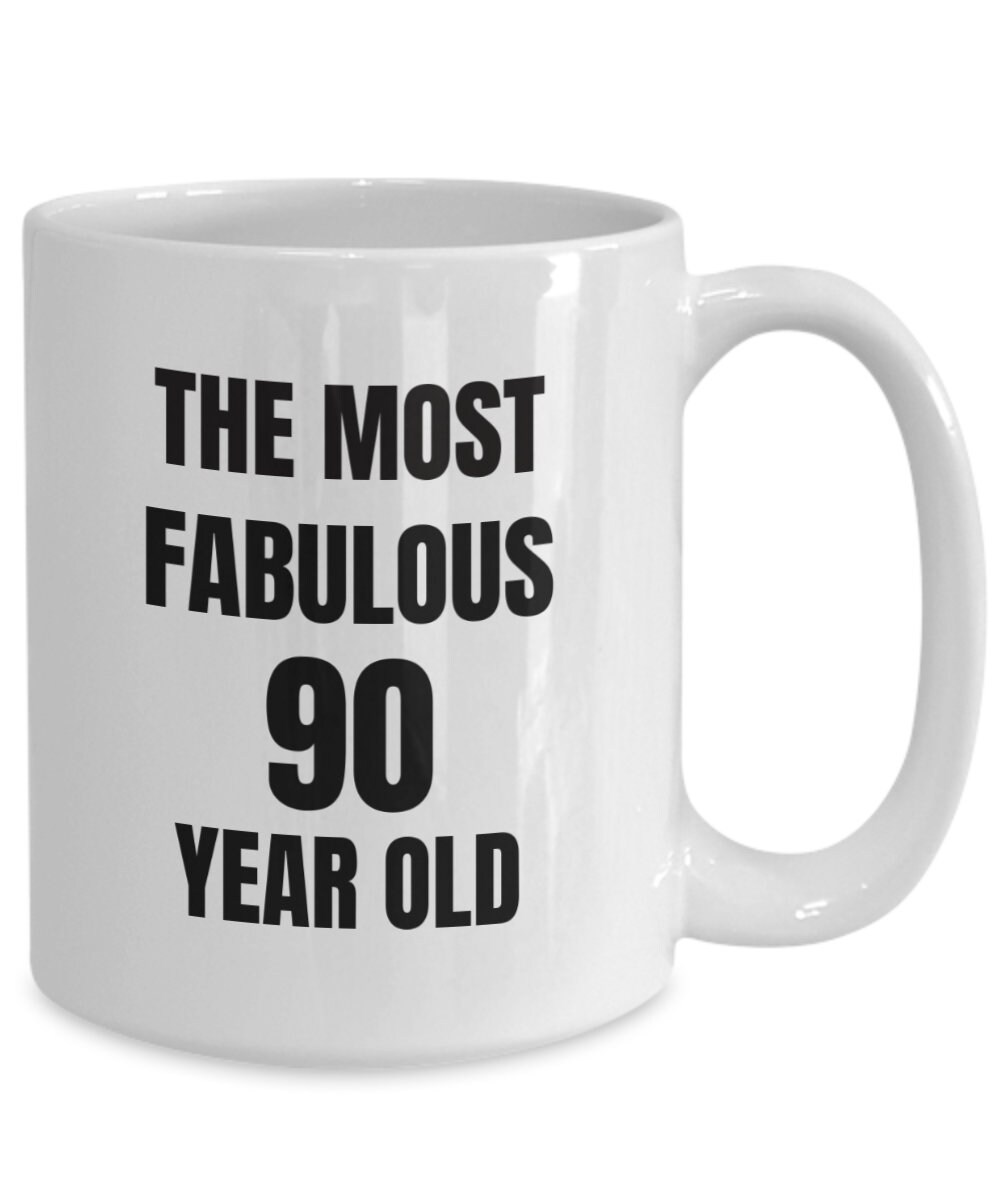 Happy Birthday Mug For 90 Year Old Gift For 90th Birthday The Etsy
