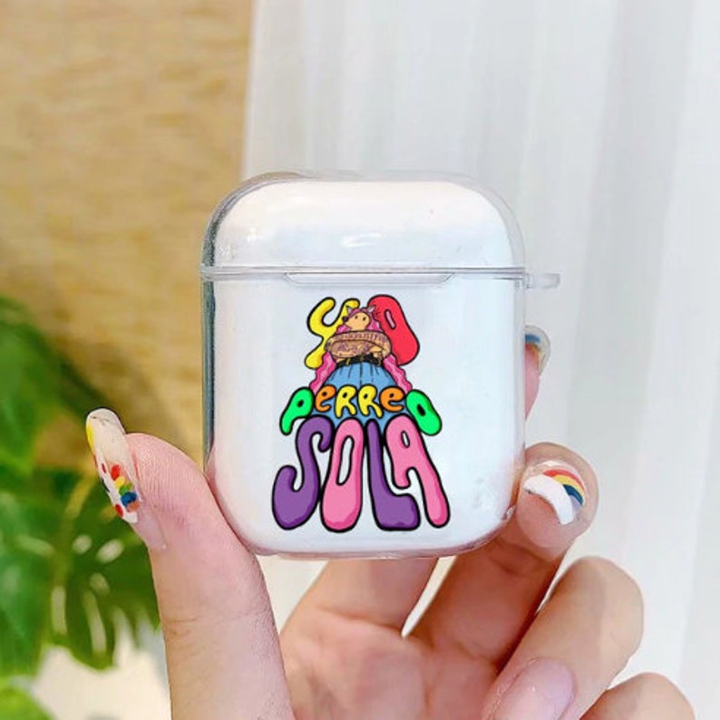 Cute Transparent Airpods Case Wireless Earphone Protective Case For Airpods 1 2 Pro. Bad Bunny Airpods Case