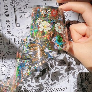 Butterfly in the Garden PET Tape| Bulletjournal | Scrapbooking | journal | Deco