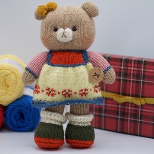 Bear, Handmade Crochet Bear, Hand-Knitted Amigurumi Bear, Handmade Crochet Stuffed Animal