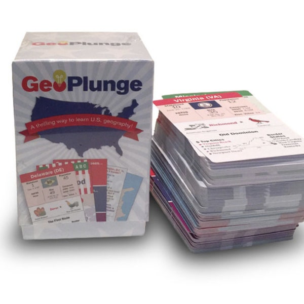 GeoPlunge - a U.S. geography game