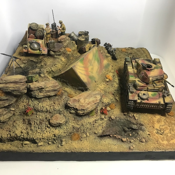 1:35 WW2 German Wehrmacht / Afrika Korps - Battle of El Alamein.