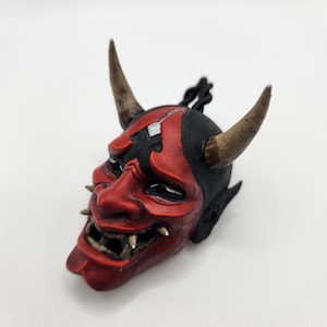 Car Accessory | Samurai Oni Mask | Rear view mirror