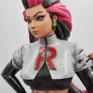 Team Rocket - Jessie - Diorama (With glass dome).