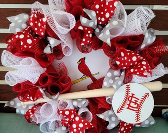 Saint Louis Cardinals Wreath