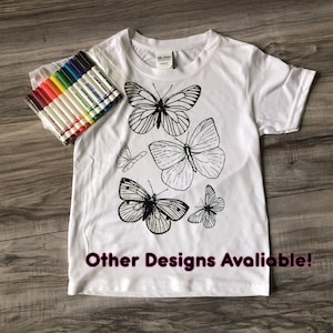 Colouring Shirt, Drawing Shirt, Washable Colouring Shirt, Personalized t-shirt