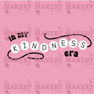 Kindness friendship bracelet svg, kindness era pink shirt day design for cricut, svg file for silhoutte