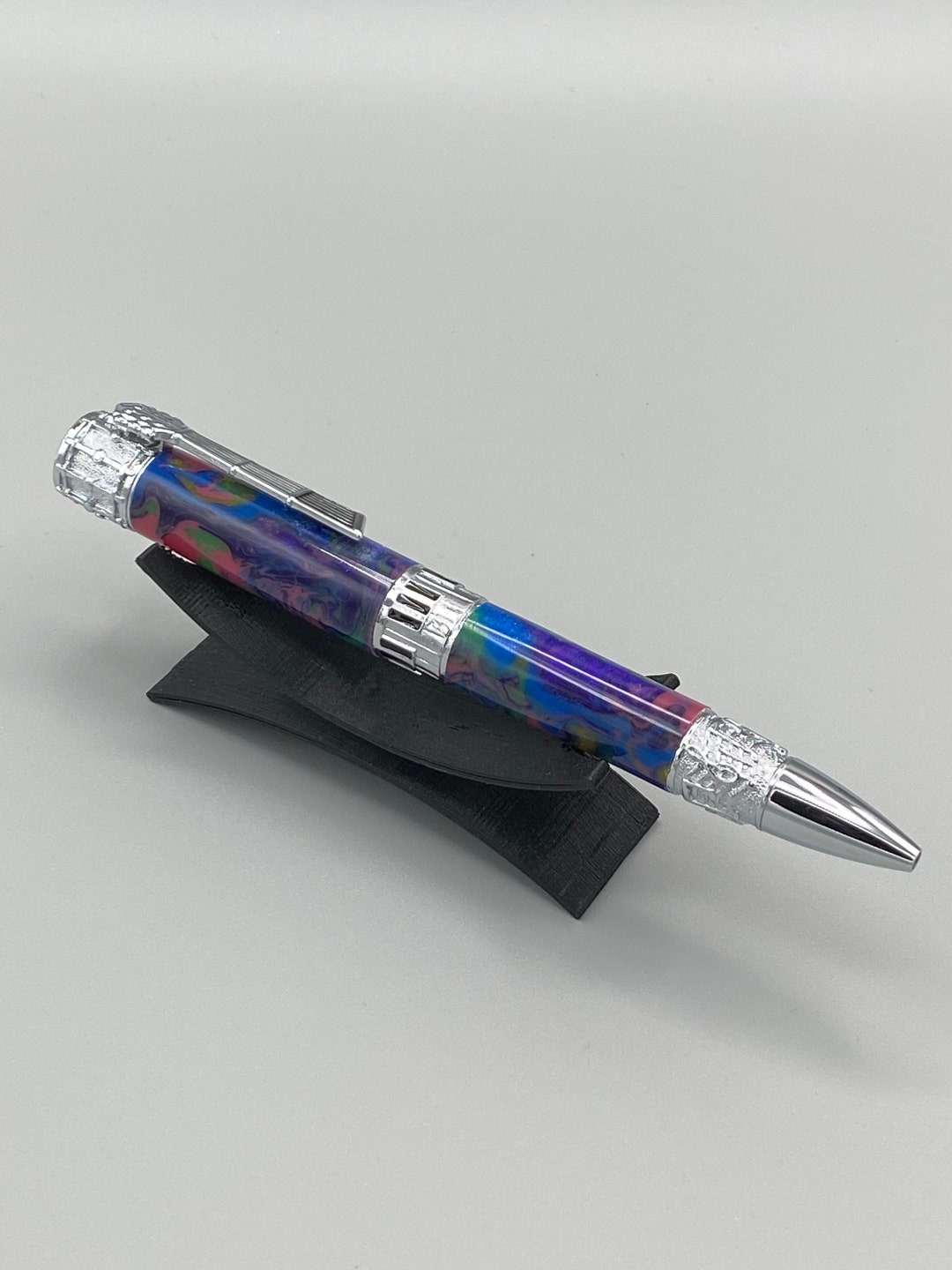 Musical Instrument Pen: Handmade Resin Pen With Guitar Clip - Etsy