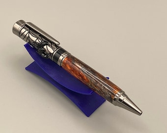 Bolígrafo Spider: Remolinos en tonos metalizados, cobre, dorado y negro