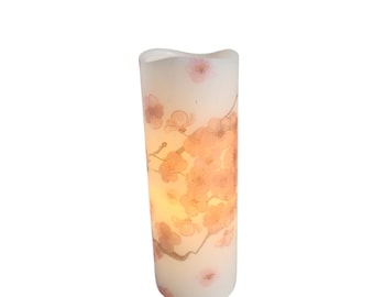Cherry Blossom LED Flameless Candle