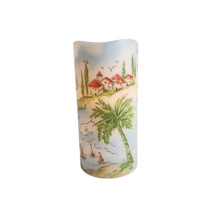 Island Vibes Coastal LED Flameless Candle