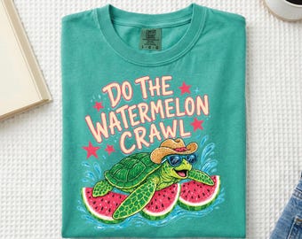 Do The Watermelon Crawl T Shirt | Graphic Tee | Trendy Shirt | Everyday Wear | Comfort Colors | Comfort Color Shirts | Summer T-Shirt